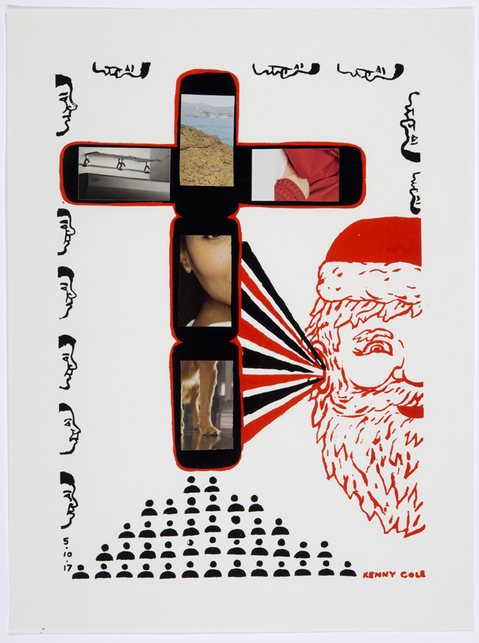 "Kris Kross" Kenny Cole Kris Kross Screen print with collage / edition 19/23