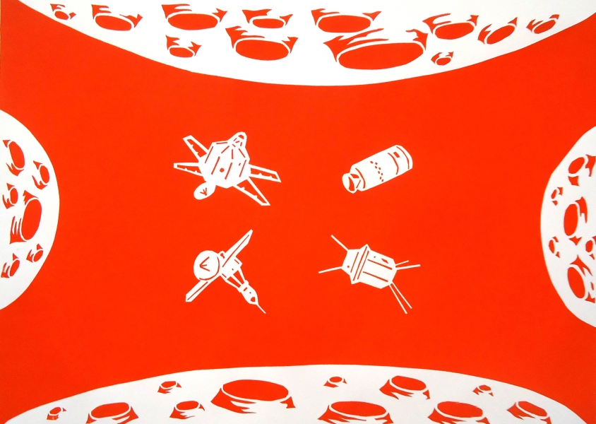 Distress Kenny Cole 2013 prints screen print
