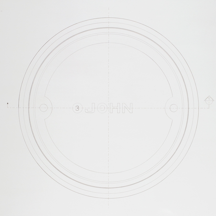 Manhole Series: 3John KYLE PATNAUDE Interzone silverpoint on paper, sterling silver