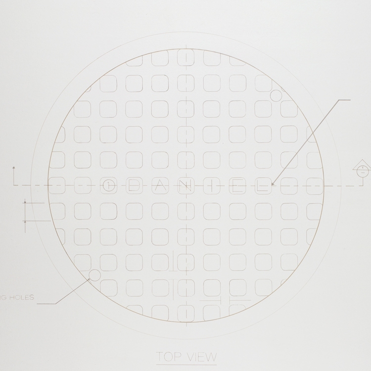 Manhole Series: Daniel KYLE PATNAUDE Interzone silverpoint on paper, sterling silver