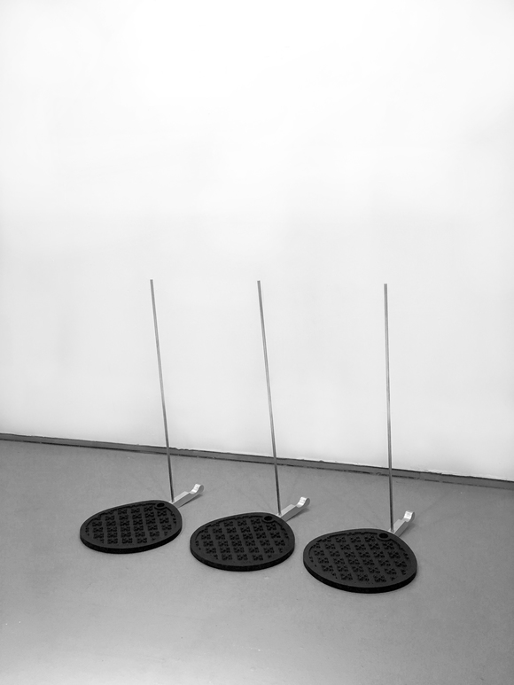 "For the Secret of Life is Suffering. It is What is Hidden Behind Everything" KYLE PATNAUDE De Profundis (From The Depths) silicone rubber, aluminum