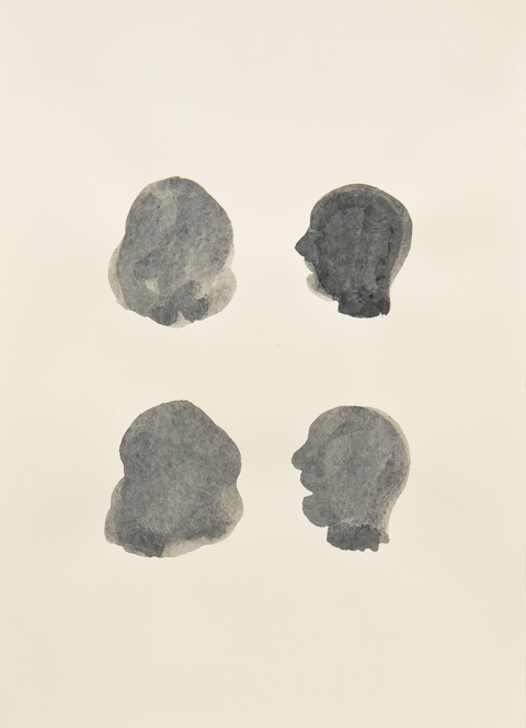 Care package II (Talking to stone) <b>Drawings</b> Ink on Japanese handmade paper