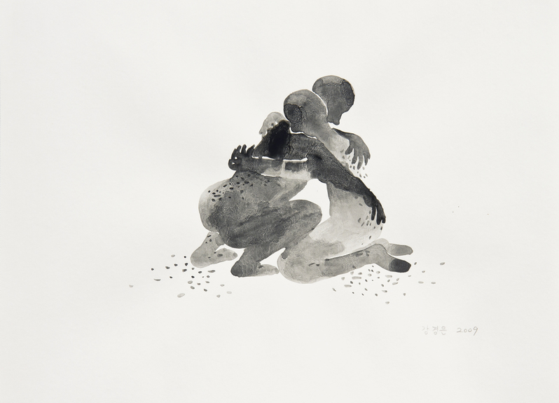 Scrubbing backs <b>Drawings</b> Ink on papaer
