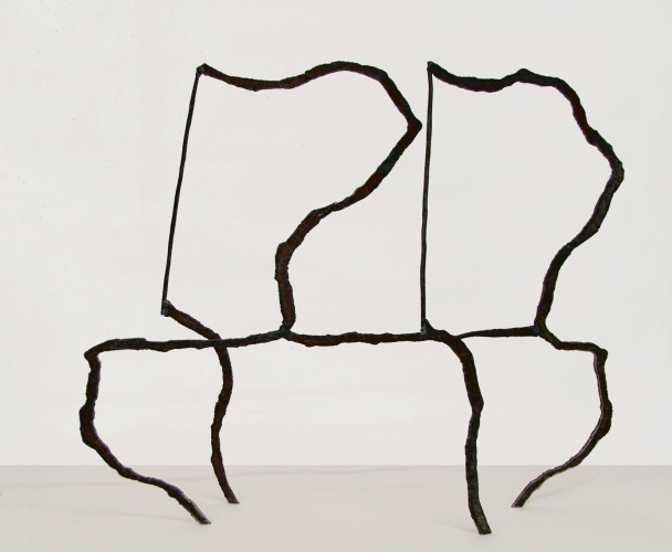 Dominique LABAUVIE Sculpture: Archive 2007-2010 Forged and Waxed Steel