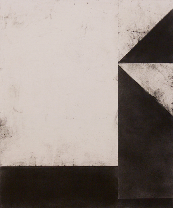 Telemark XXVIII L A U R A D U E R W A L D Telemark Series Graphite, acrylic, paper, cold wax on canvas