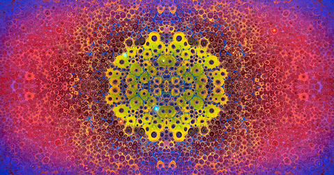 Morsel of Recovery Laura Gurton Mixed Media Works on Paper Mixed media: archival digital print with ink, colored pencils, crystals on paper