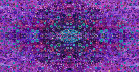 Culture of Collecting Laura Gurton Mixed Media Works on Paper Mixed media: archival digital print with ink, colored pencils, crystals on paper