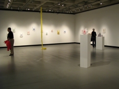 Lauren DiCioccio "notions" at Colgate University's Clifford Art Gallery, May 2009 