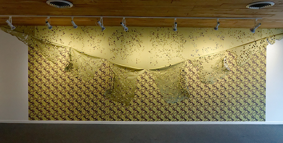 Gorge Lee Emma Running Gorge Digital Print, Satin, Hand Cutting