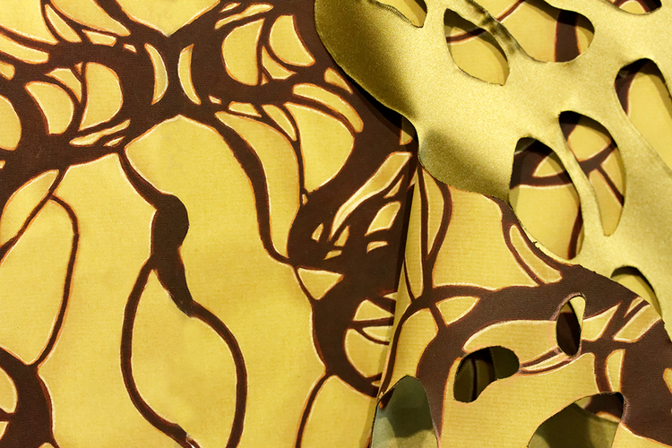 Gorge Lee Emma Running Gorge Digital Print, Satin, Hand Cutting