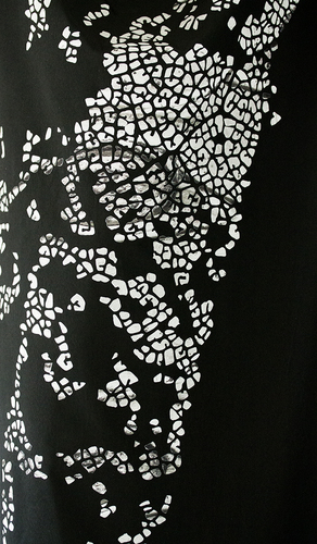Botanical Life, Detail Lee Emma Running Botanical Life Hand cut custom printed fabric
