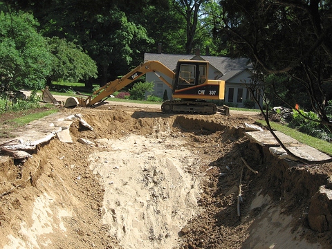 LEISURE POOLS   1.  layout and dig 