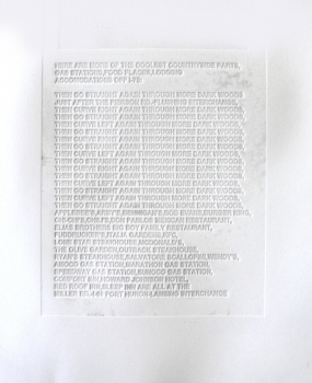 Leona Christie Project with Gavin Christie Text & images on paper, silk, and plexiglass