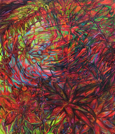 The End Will Be the Beginning (Silently Seized) On Canvas Oil, acrylic on canvas