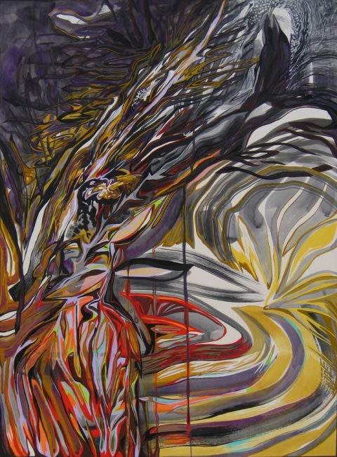 Raw at the Roots (Scotland #1) On Paper Gouache on paper