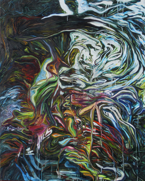 Between On Canvas Oil on canvas