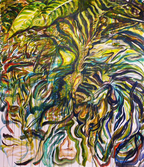 Beneath and Above (Confusion Between) On Paper Graphite and acrylic on paper