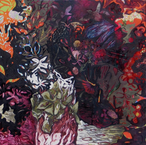 After the Rain On Canvas Oil / mixed media on canvas
