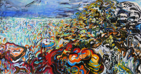 Untitled On Paper Sumi ink, gouache and acrylic on paper