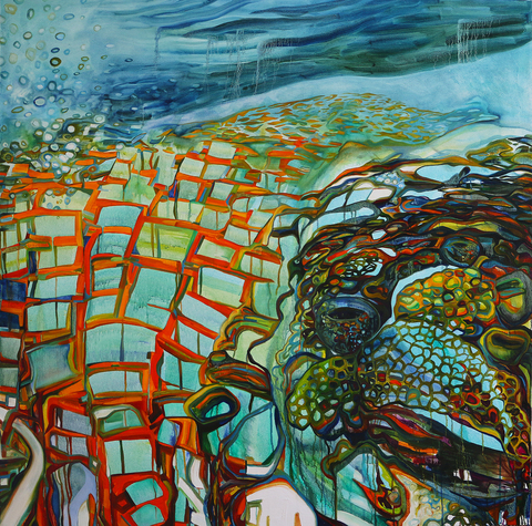 Hoping for Infinity On Canvas Oil, acrylic on canvas