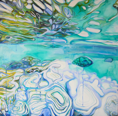 Third Ventricle (Meditations on the Spot / Holding My Breath) On Canvas Oil on canvas