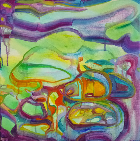 Quick Wish (Friday Harbor Study 5) On Canvas Oil on canvas