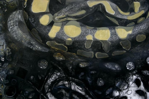 Detail, "Gut" On Paper