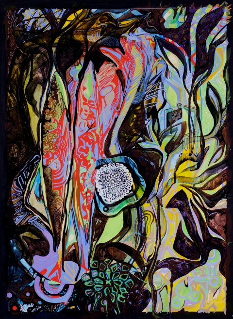 For the Smallest Amongst Us On Paper Acrylic, gouache and graphite on paper
