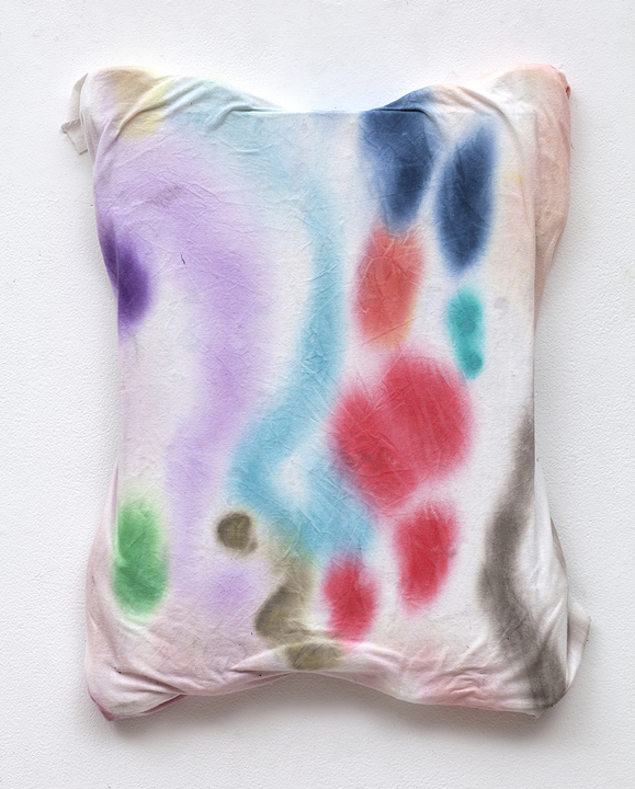 Liza Bingham recent acrylic on cotton over shaped panel Liza Bingham recent acrylic on cotton over shaped panel
