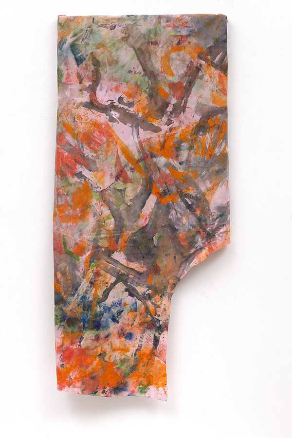 Liza Bingham recent acrylic on fabric over panel (irregular) Liza Bingham recent acrylic on fabric over panel (irregular)