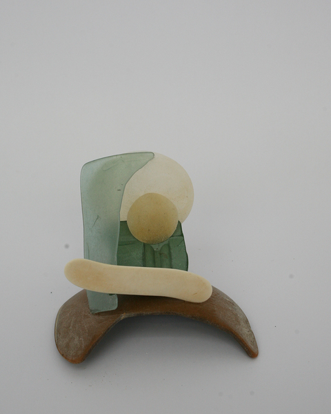 Sculptures found plastic