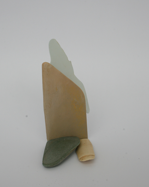 Sculptures found plastic