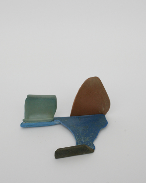 Sculptures found plastic