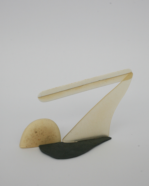 Sculptures found plastic
