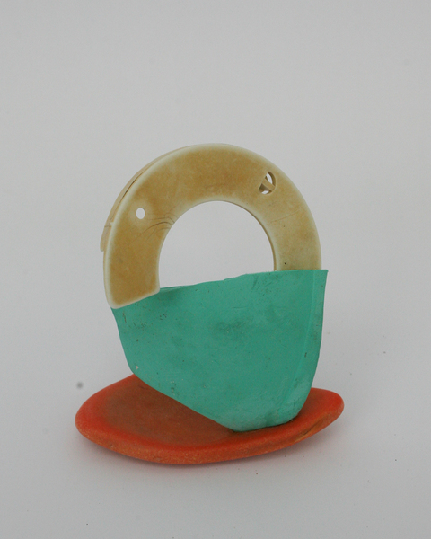 Sculptures found plastic