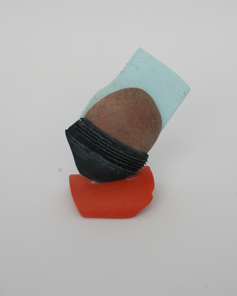Sculptures found plastic