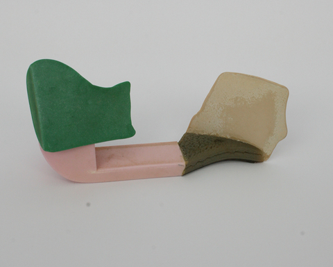 Sculptures found plastic
