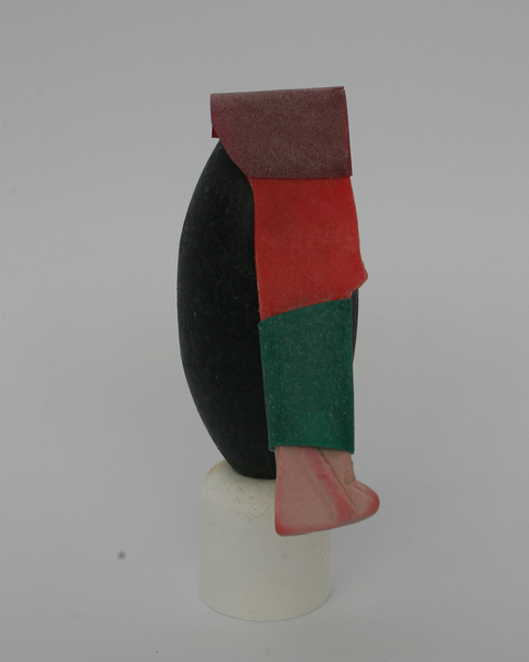 Sculptures found plastic