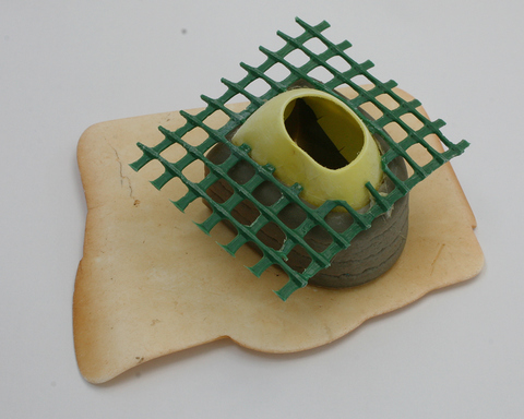 Sculptures found plastic