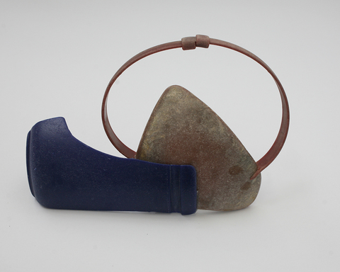 Sculptures found plastic
