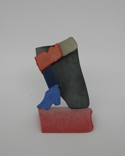 Sculptures found plastic