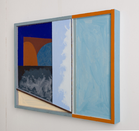 Eighteenth Edge Paintings Oil paint on wood