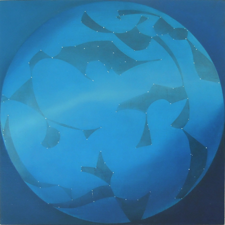 Down Under (private collection) Lori Tremblay Celestial Territories oil on panel