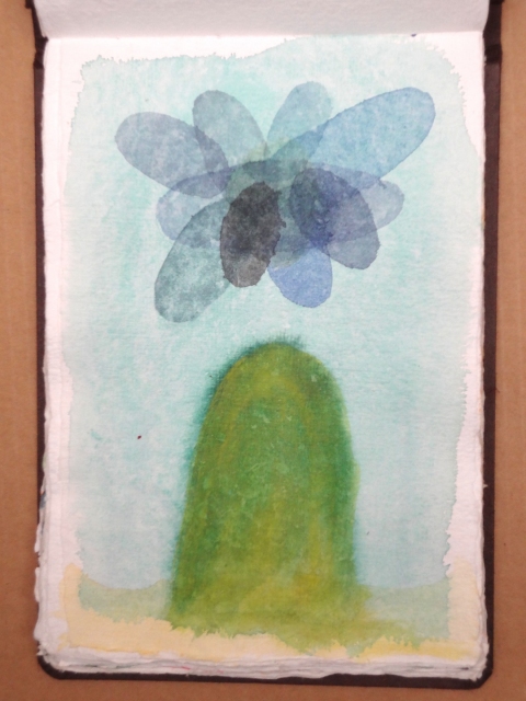 Brown Book India/Germany 2005-8 watercolor on handmade paper