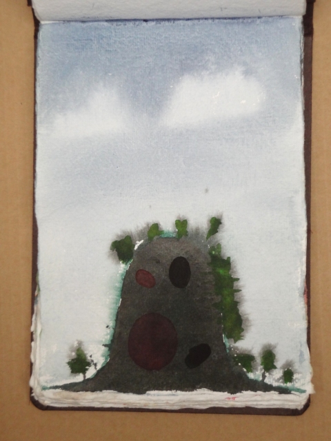 Brown Book India/Germany 2005-8 watercolor, guache handmade paper