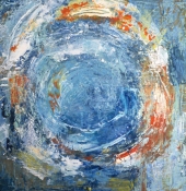 Louise Weinberg  Circle Series oil on canvas