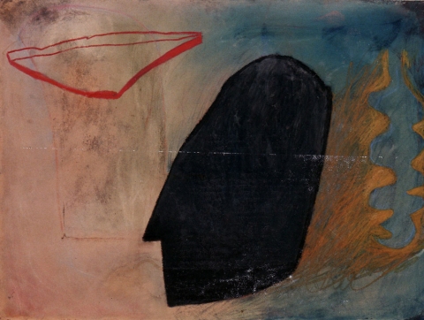 Over Sliabhnamon 2 Paintings pigment & wax on paper