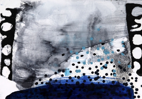 weather 1 Paintings ink on paper