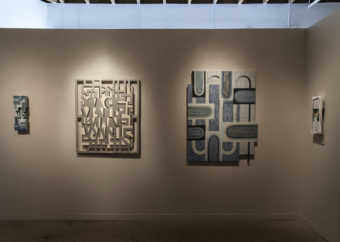 Double Take W wall@Exhibit 208 Double Take Installation 2018