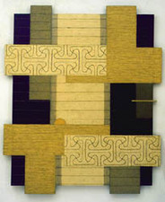 Figured Ground LUCY MAKI 1985-2010 Highlights oil on canvas over shaped support